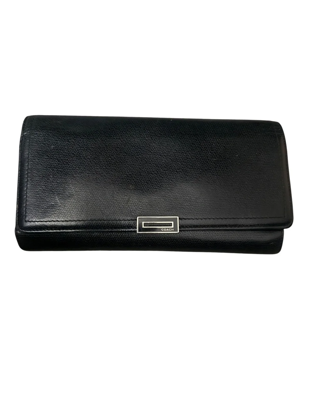 Vote  Coach CrossgrainBifold Clutch Wallet 8” x 4 Designer